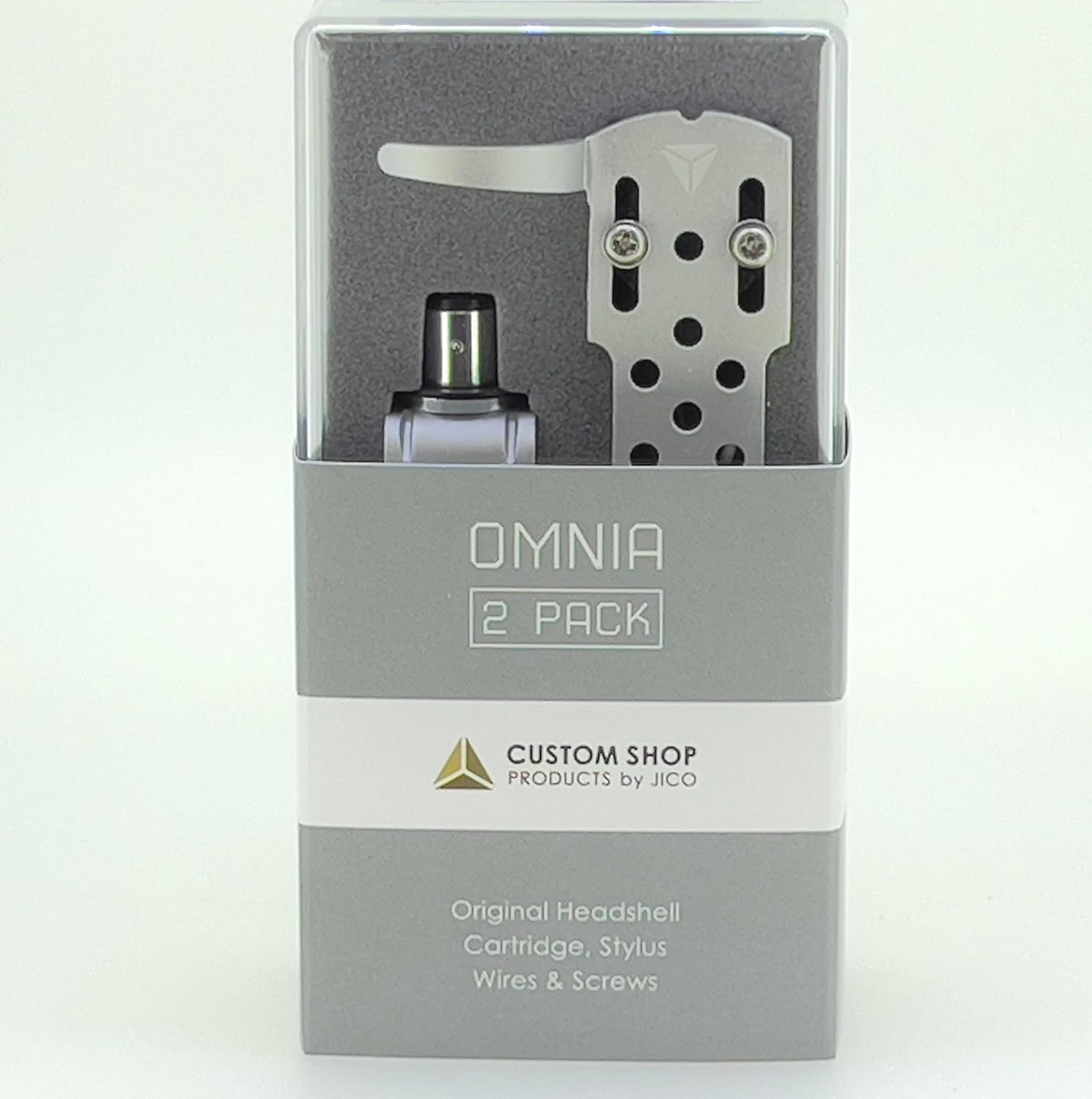 JICO Omnia J44A 7 DJ IMP SD (2-Pack) Mounted on Silver Jico Headshells