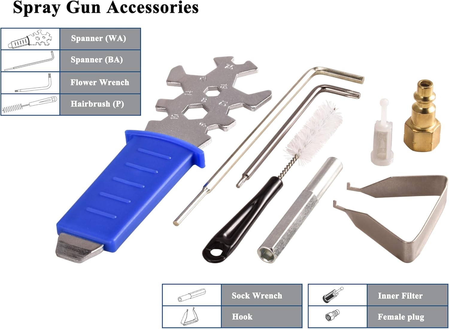 Dynastus LVMP Air Spray Gun, Industrial Grade Automotive Paint Sprayer with 1.3mm Tip, 22 oz. Cup, Suitable for Solvent-Based Paints, Water-Soluble Paints and Varnishes