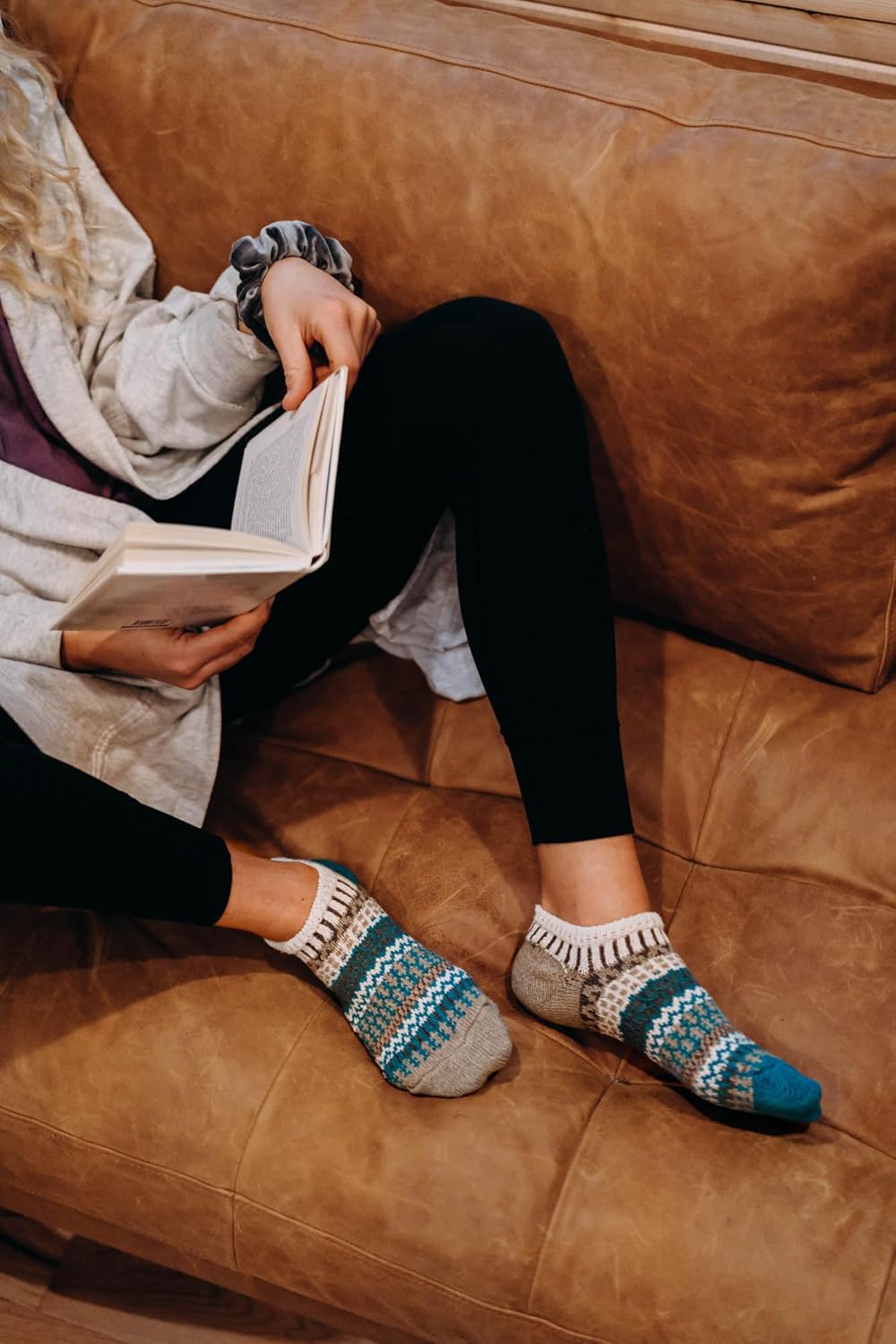 Solmate Socks Mismatched No Show Liner Socks for Women/Men, USA Made with Recycled Yarns - Image 4