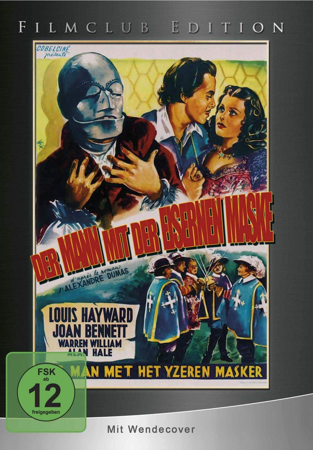 El hombre de la máscara de hierro Filmclub Edition 51 DVD exclusivo de colección