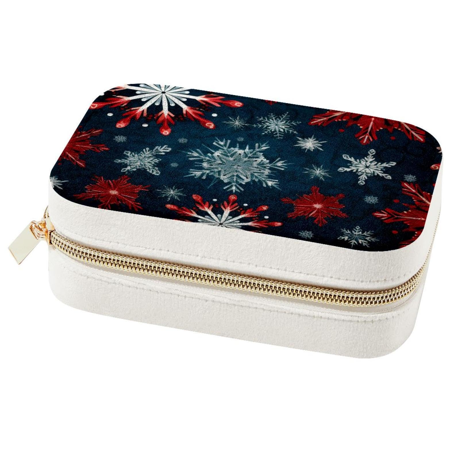 Cadeaux de Noël : boîte à bijoux de voyage en forme de H, boîte de rangement pour filles et femmes