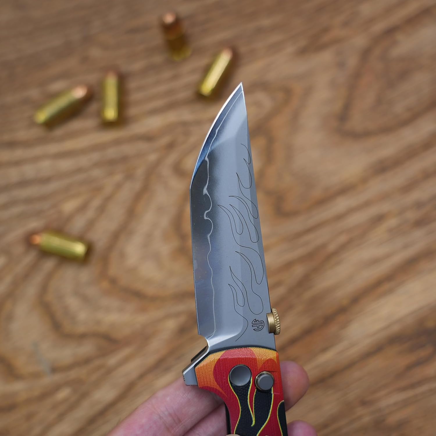 Chop 2 New.45-style thumb disc Pocket Knife for EDC 3.59" G10 handle SLD.Magic blade Tanto (HotRod)