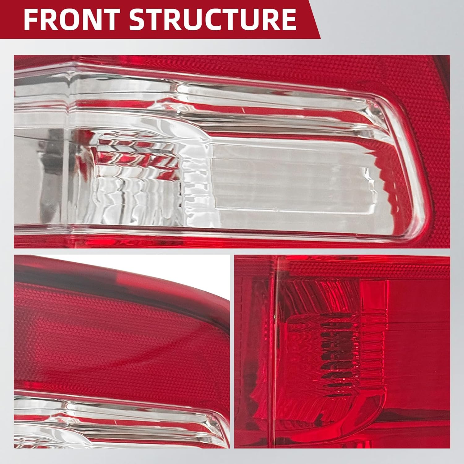 Tail Light Assembly Compatible with Expedition 2007 2008 2009 2010 2011 2012 2013 2014 2015 2016 2017 Rear Taillight Brake Lamp Replacement w/o Bulbs (Left Driver Side)
