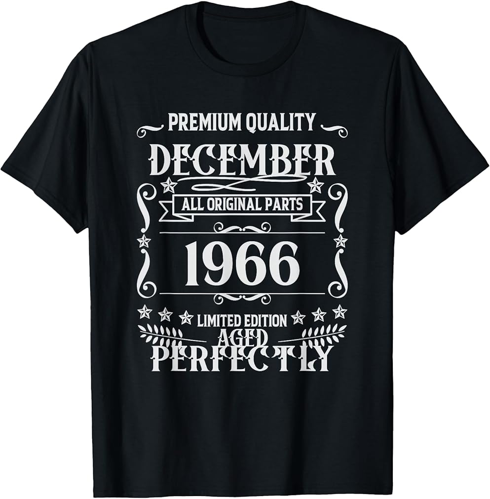 59th Birthday Legends were Born in December 1966 T-Shirt