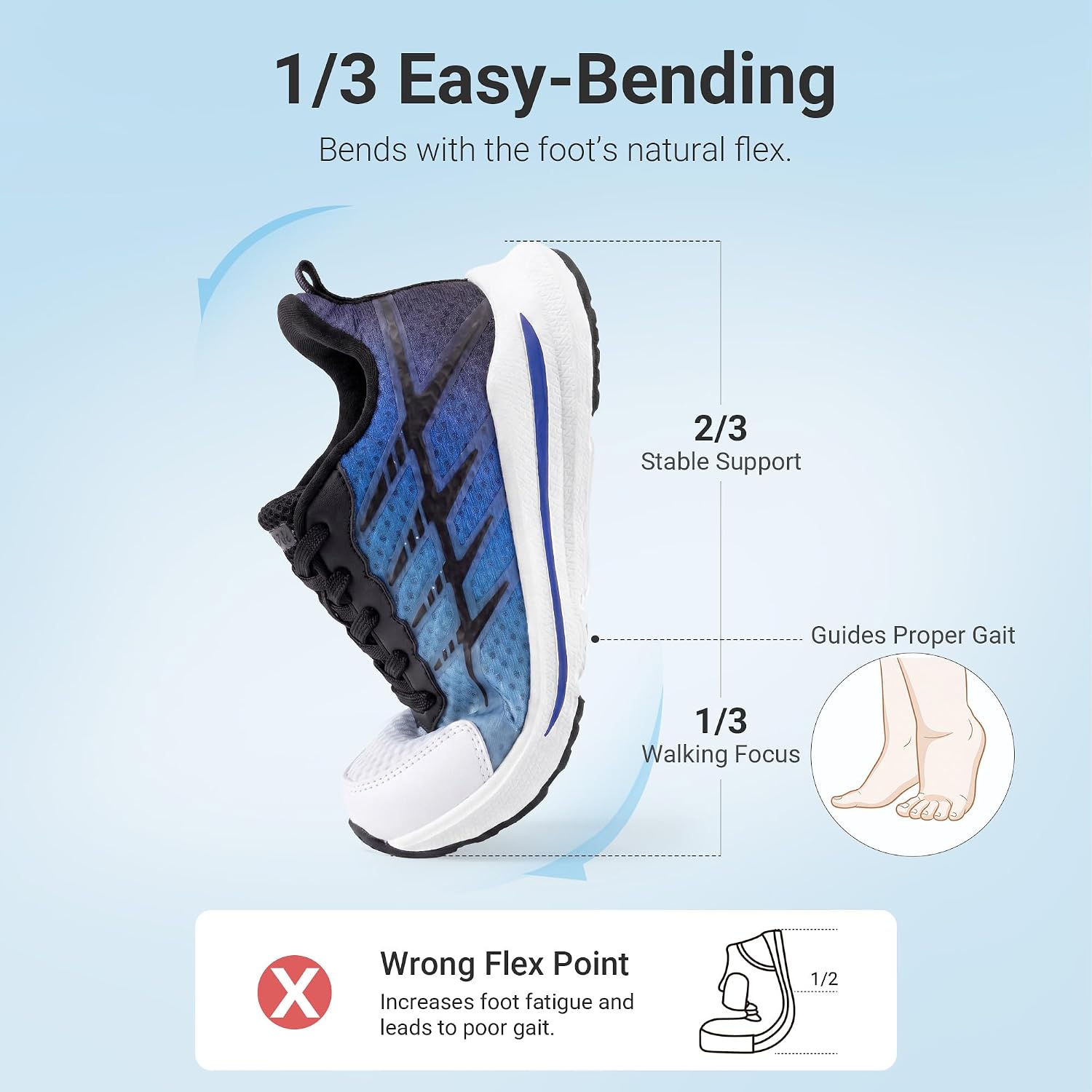 DREAM PAIRS Kids Sneakers Running