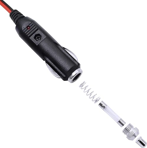 Miniatura 3 de CERRXIAN 15.7 in 12 V 24 V Encendedor de cigarrillos Enchufe a EC5 para batería Booster Portable Jump Starter On-Board eléctrico