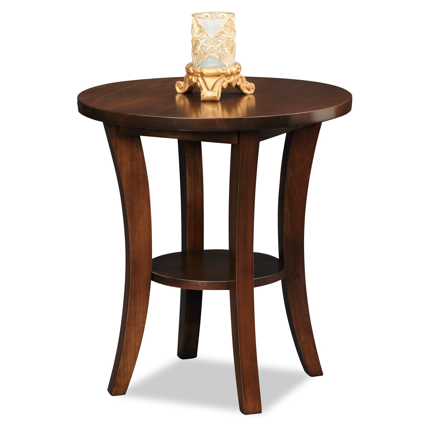 Leick FurnitureBoa Collection End Table, Cherry