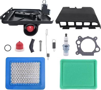 795259 Air Filter Base 692298 Air Cleaner Cover and 491588S Air Filter Replacement for Engines Lawn Mower