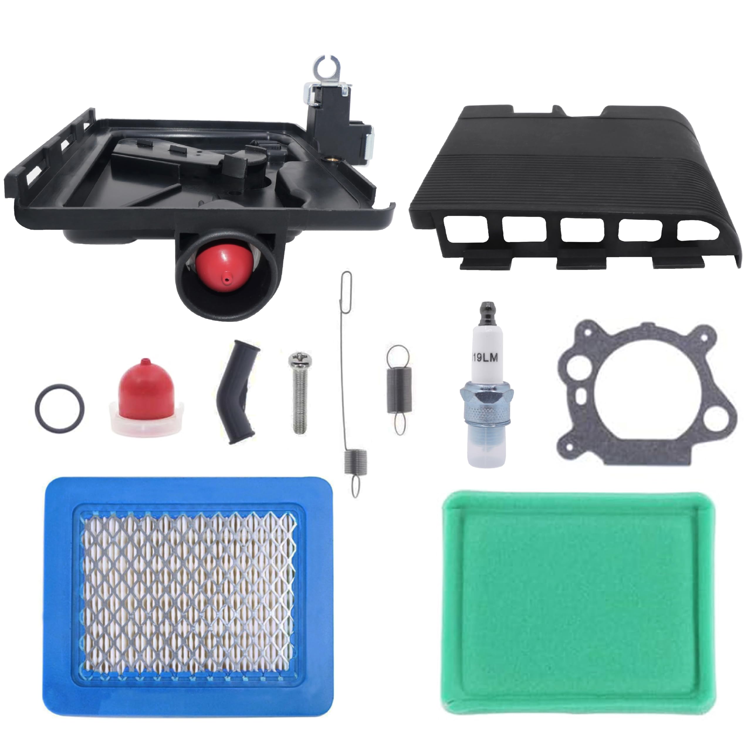 Base Filtro dell'Aria e Coperchio per Motori Briggs Stratton, Tosaerba
