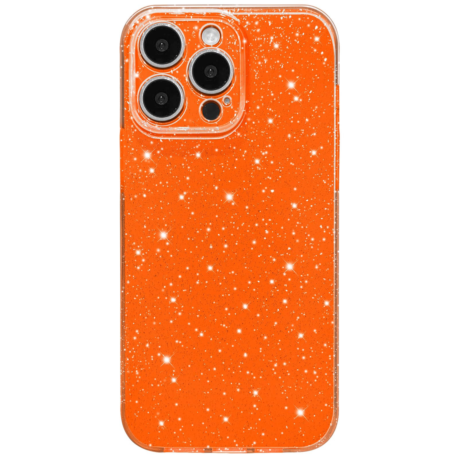 Hython Case for iPhone 14 Pro Case Glitter Cute Sparkly Shiny Bling Sparkle Phone Cases 6.1", Thin Slim Fit Soft TPU Bumper Shockproof Rubber