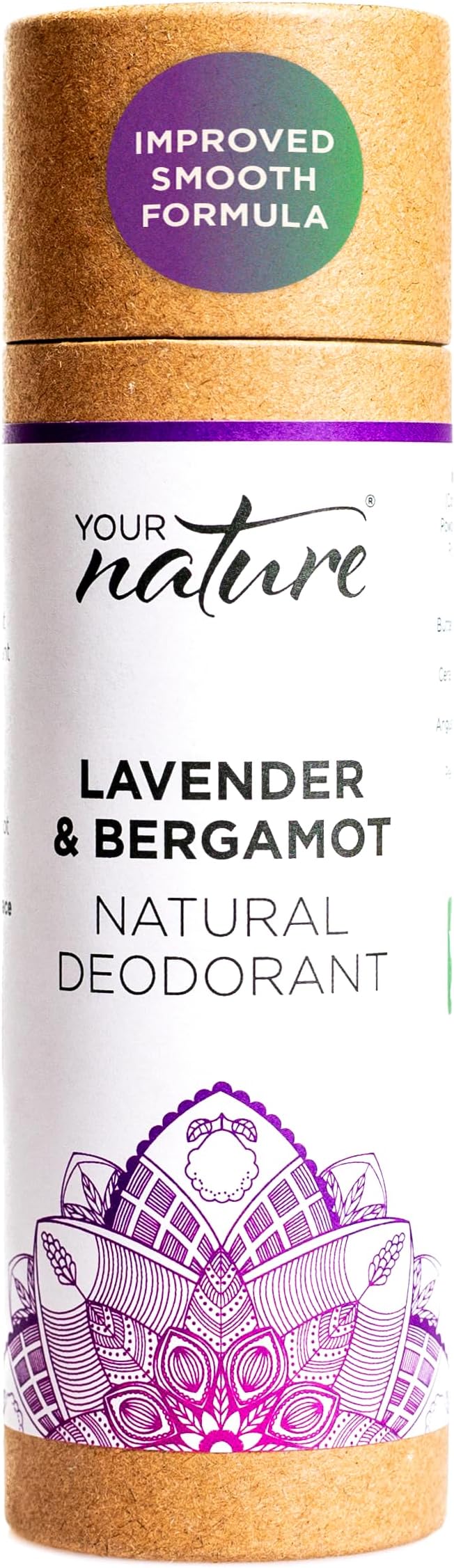 – Lavender & Bergamot Natural Deodorant Stick – 70g, 100% Plastic Free, Recyclable, Toxin-Free, Vegan, Cruelty-Free, Eco-Friendly, Handmade in UK