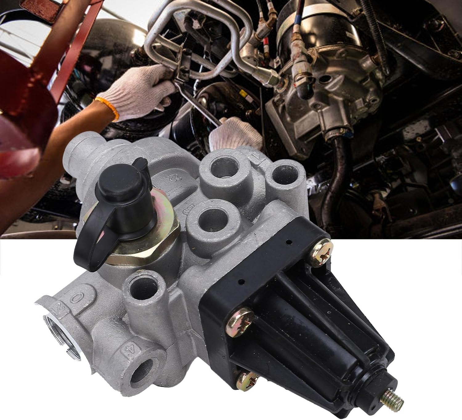 Pressure Regulating Valve Replacement for Air Brake System, High Strength Metal Construction with Universal Compatibility for Truck Air Brake Systems