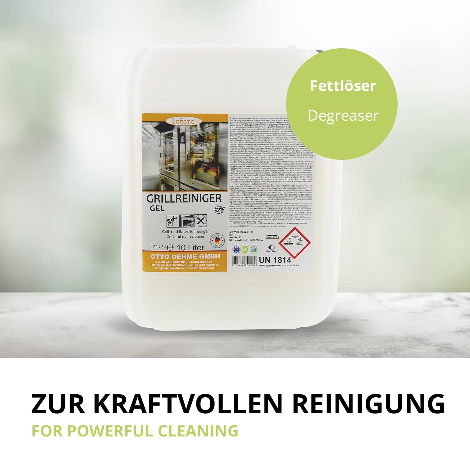 Lorito Grillreiniger Gel 10L
