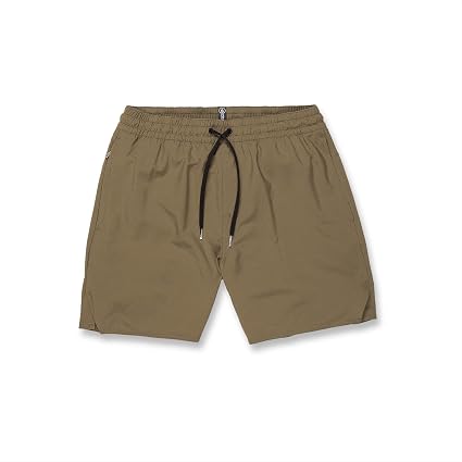 Volcom Men's Frickin Ascender 18" Shorts - Water Repellent, Elastic Waist, 30+ UPF