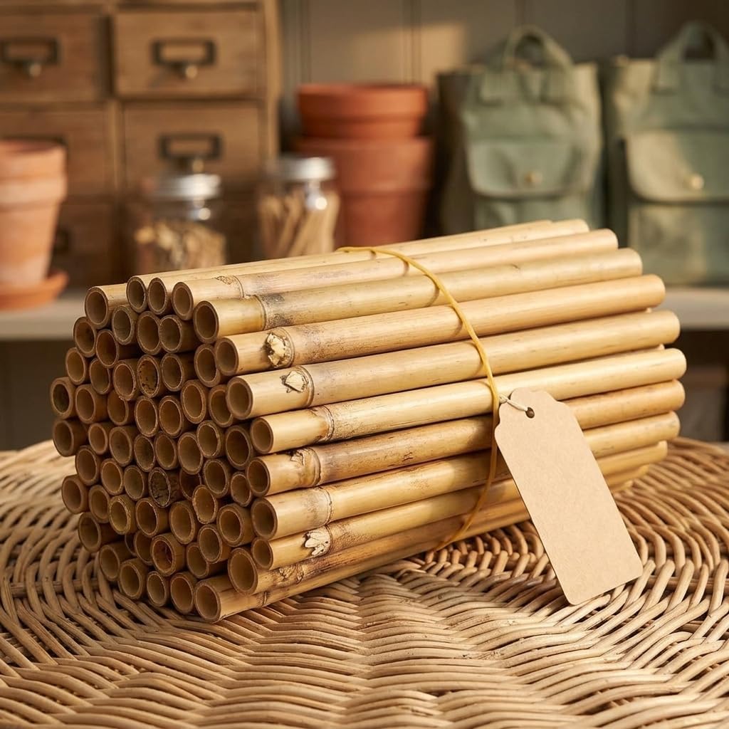 Craft Tubes Natural Hollow Sticks for Harvest