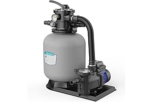 AQUASTRONG Sand Filter Pump for Above Ground Pools - Perfect for Effortless Pool Maintenance