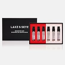 Lake & Skye 6 Piece Discovery Set – Includes 11 11, 11 11 Azure, Apaaray, Midnight 07, Saffron Dusk and Santal Gray – 0.06 fl oz ea (2 ml ea)