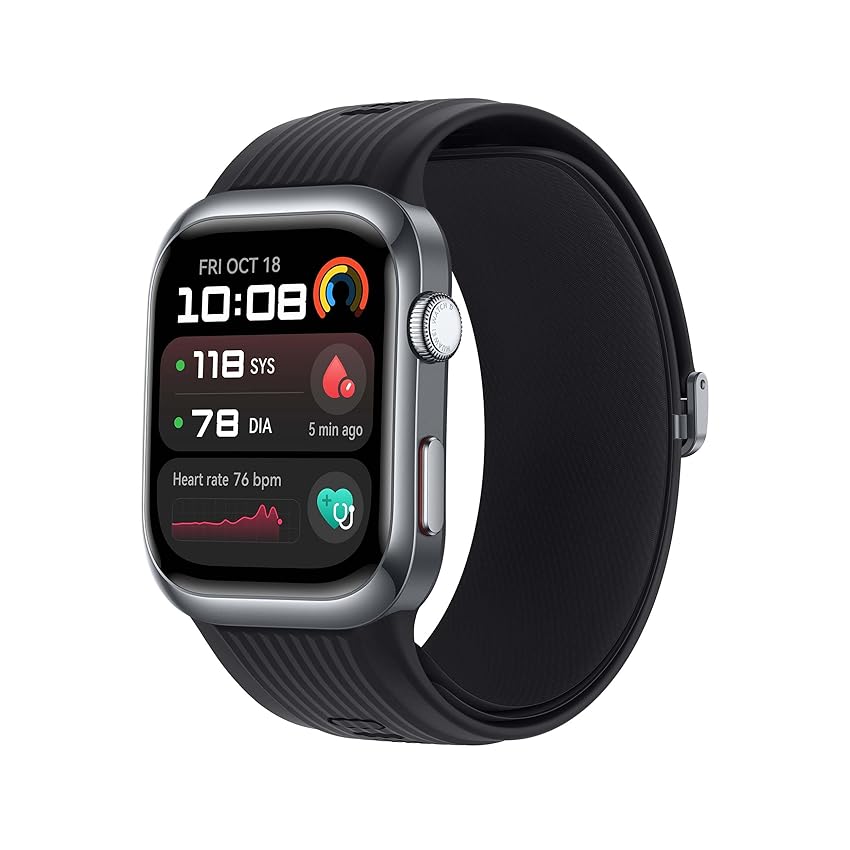 HUAWEI WATCH D2, smartwatch con monitoraggio pressione sanguigna, ECG a singola derivazione in grado di rilevare solo la fibrillazione atriale, stress, sonno, SpO2 e compatibile con iOS e Android