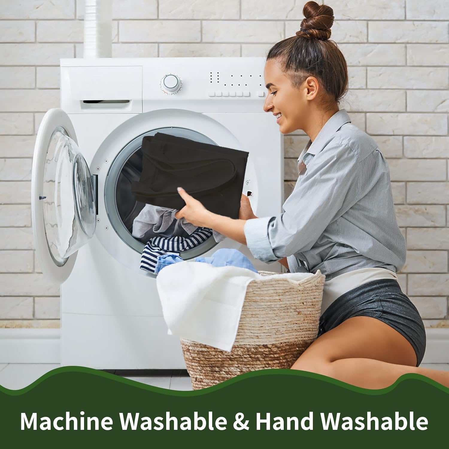 10 Pack Canvas Tote Bag with Zipper, OLSUNOR Reusable Grocery Bags with Long Handle, DIY Heat Transfer Sublimation Blanks Shopping Bag for Advertising, Birthday, New Year, Valentine's Day (Full Color) - Image 8