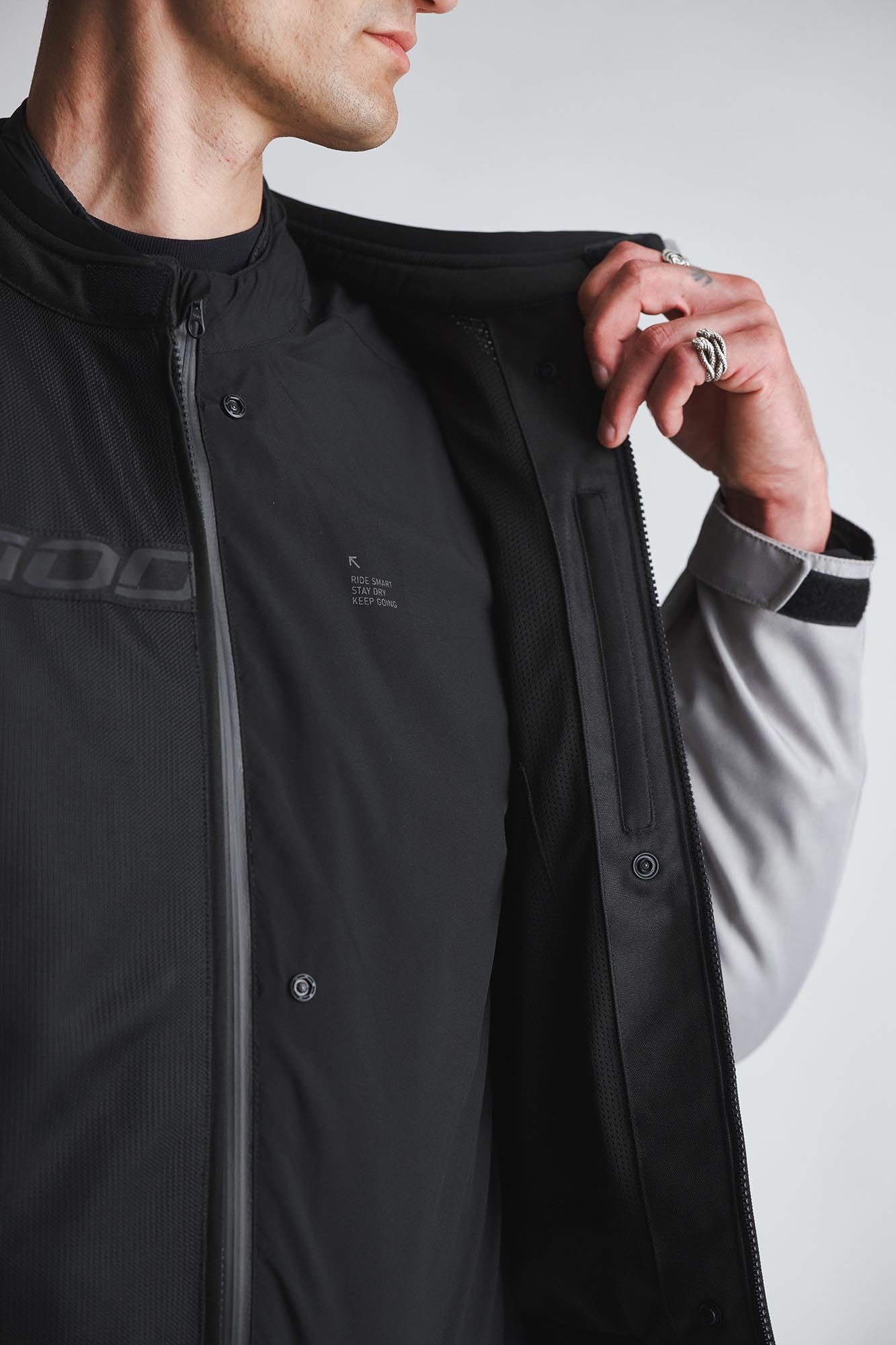 Modeka Jano Air Kurtka tekstylna motocyklowa, czarny/czerwony, XL