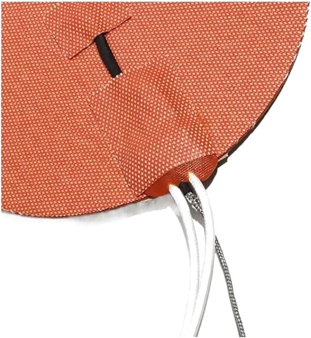 Silicone Rubber Heating Pads 1pc 220V Round Silicone Heating Pad 170/180/200/250/300MM Dia 310W 380W with Type K Thermocouple 1.5M Wire 180C Thermostat(Without thermostat,110V_250W 200MM DIA.)
