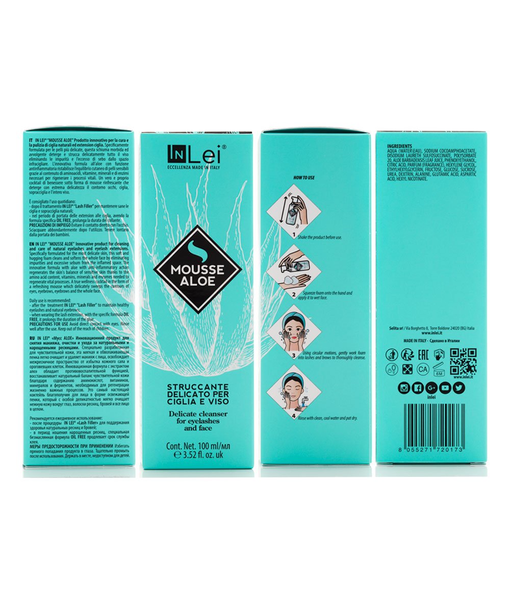 INLEI - DELICATE MOUSSE CLEANSER (ALOE) : Amazon.com.au: Beauty
