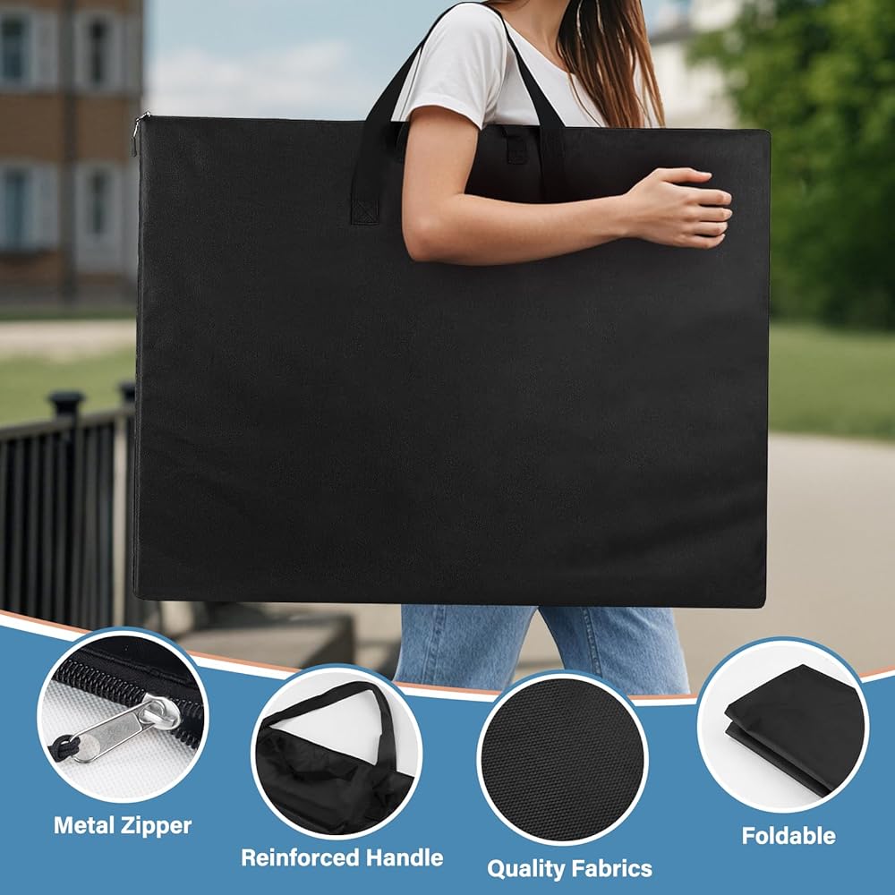 Kunst-Portfolio-Tasche 61x91cm - Große Aufbewahrung Für Poster & Zeichnungen