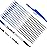 LWANO Carbon Arrow Archery 30inch Hunting Target Practice Arrows for Compound & Recurve Bow Spine 500 with Removable Tips (Pack of 12)(Blue)
