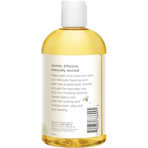 Miniatura 32 de Burt's Bees Paquete de champú y gel de baño para bebé, 2 originales y 1 calmante con jabón para bebé sin lágrimas de lavanda, 12 onzas líquidas, 3