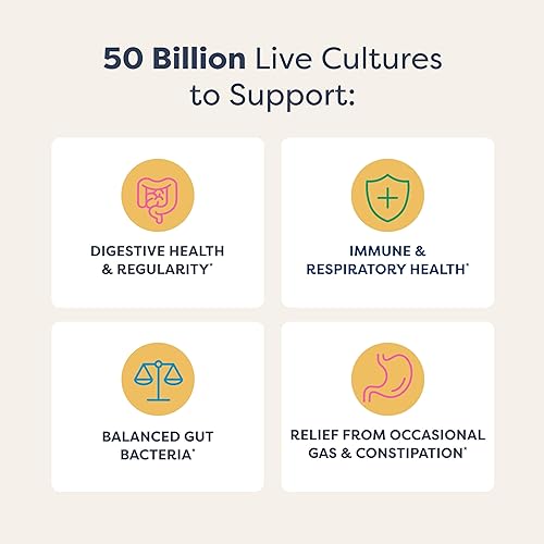 Miniatura 3 de Renew Life - Última flora probiótica cuidado extra - 50 mil millones - suplemento diario de salud digestiva e inmunológica - 30 cápsulas vegetales