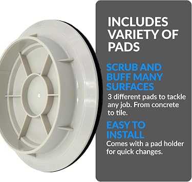 Prolux Core 13 Pad Set, Compatible with Units Purchased in 2021 and Older, Includes Waxing Stripping and Polishing Pads