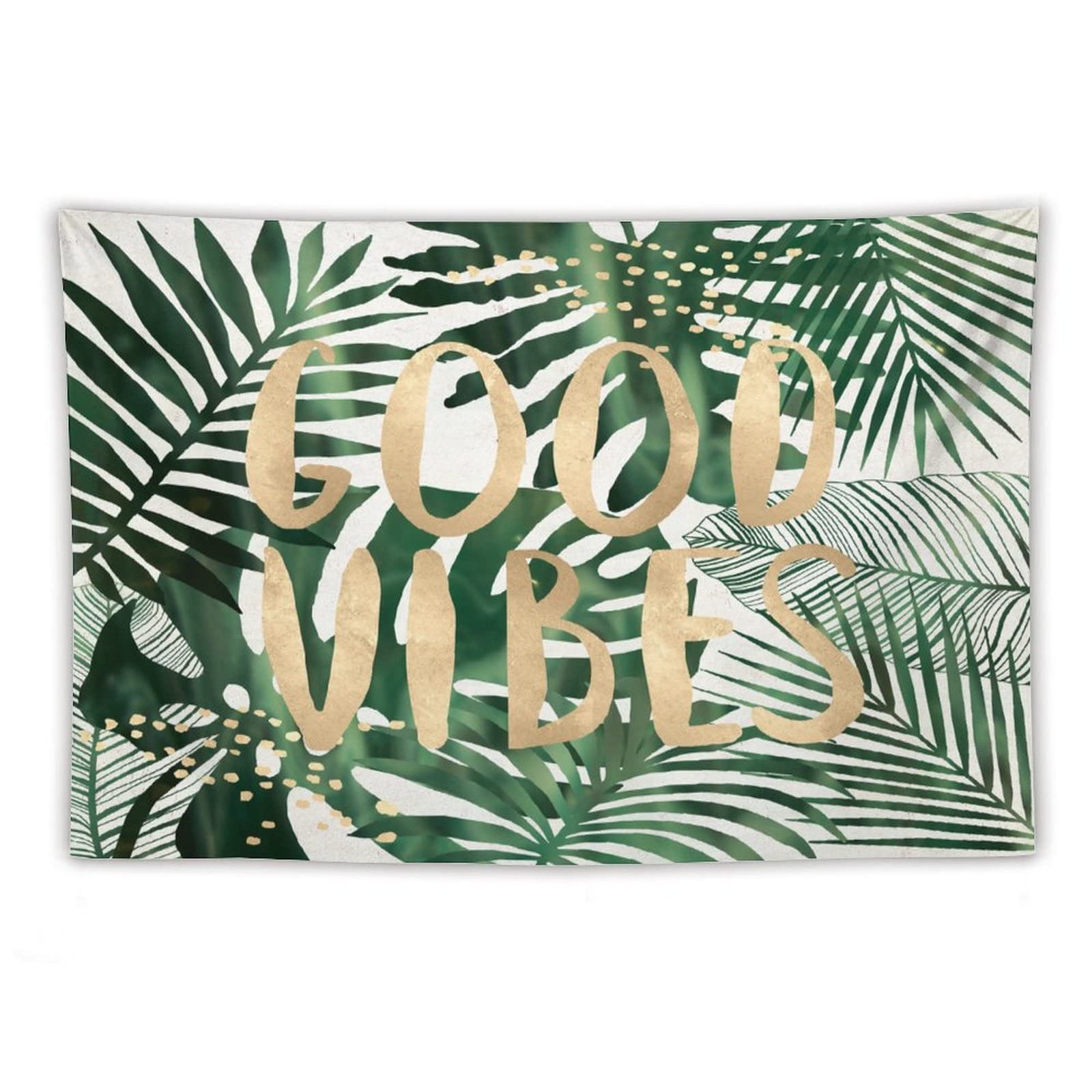 Beach Tropical Leaves Wall Tapestry,Summer Jungle Palm Tree Plant Tapestries for Dorm Living Room Bedroom Decor(40x60Inch)