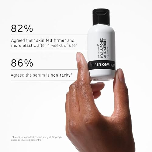 Miniatura 5 de The INKEY List Dúo de suero de ácido hialurónico, hidrata múltiples capas de piel seca, regordeta y suaviza las líneas finas y arrugas, 1.0 fl oz