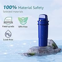 Vista 5 de AQUA CREST Filtro certificado NSF, repuesto para filtro de agua Pur, Pur Plus, CRF950Z, PPF951K, PPF900Z, DS1811Z, PPT711, PPT111, CR-1100C y All