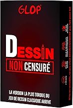GLOP Jeu de Dessin pour Adultes - La Version la Plus Tordue et Hilarante - Pour 2 à 4 Équipes - Jeu de Plateau Idéal pour Soirées - Idée Cadeau Originale pour Amateurs de Dessin