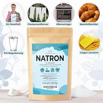 AVIDA ZEN Sodium Soda Powder in Food Grade 900 g High Purity Sodium