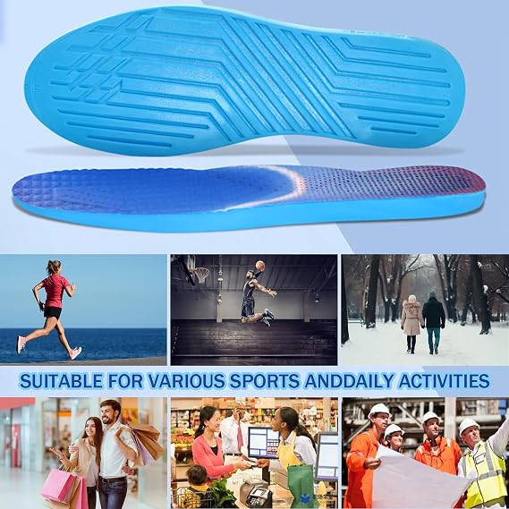 Over Pronation Insoles for Men Women,Flat Feet Orthotic Inserts | Plantar Fasciitis Arch Support Insoles,Work Boot Shoe Insoles Standing All Day,Foot Alignment,Posture Improve