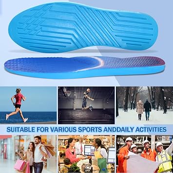 Over Pronation Insoles for Men Women,Flat Feet Orthotic Inserts | Plantar Fasciitis Arch Support Insoles,Work Boot Shoe Insoles Standing All Day,Foot Alignment,Posture Improve