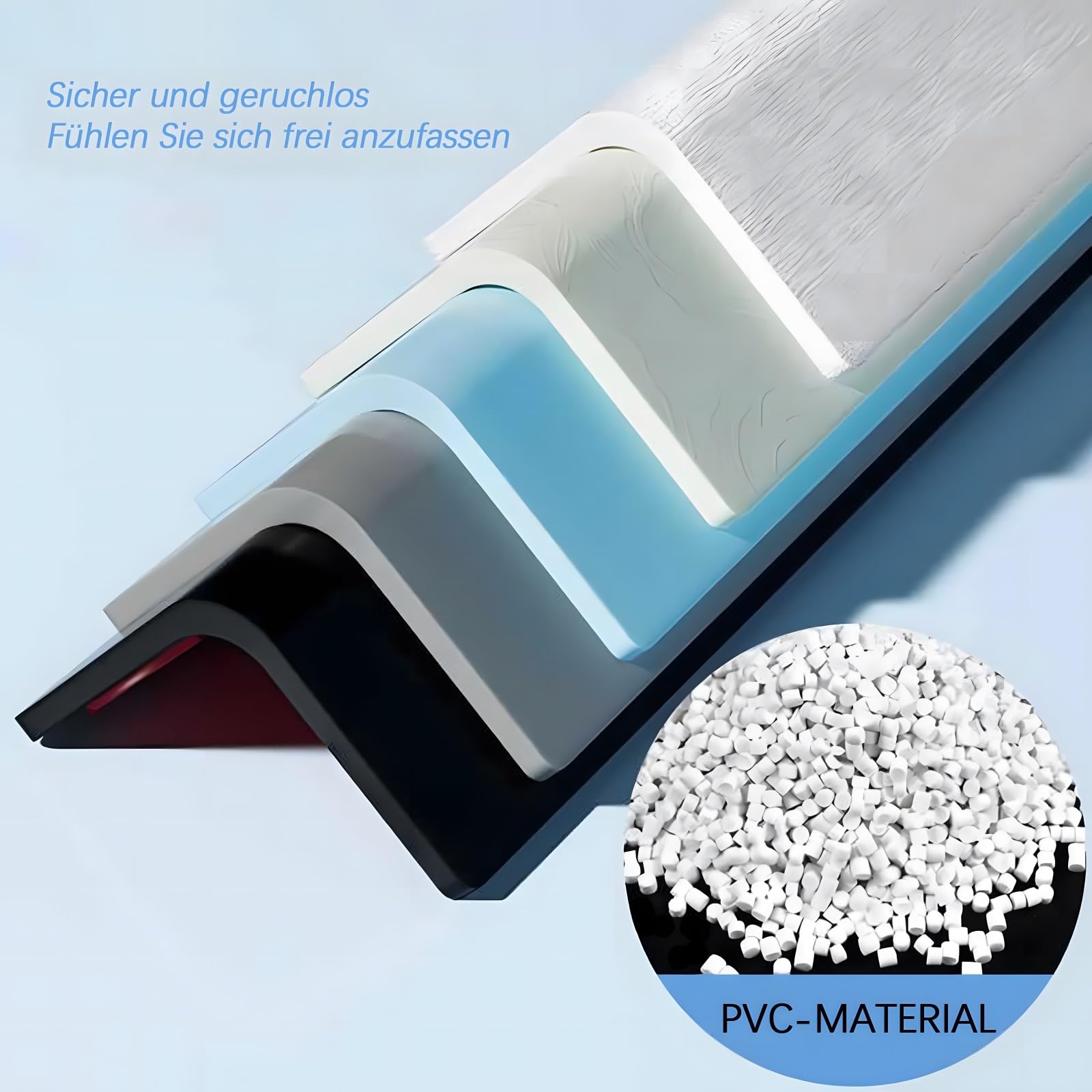 3 Piezas De Protector De Esquinas, Protección De Bordes De Pared, Cojín Protector Adhesivo Para Oficina Y Casa, 39,4/47,2/59,1 Pulgadas, Protección De Esquinas De Mobiliario, Antigolpes(Beige,