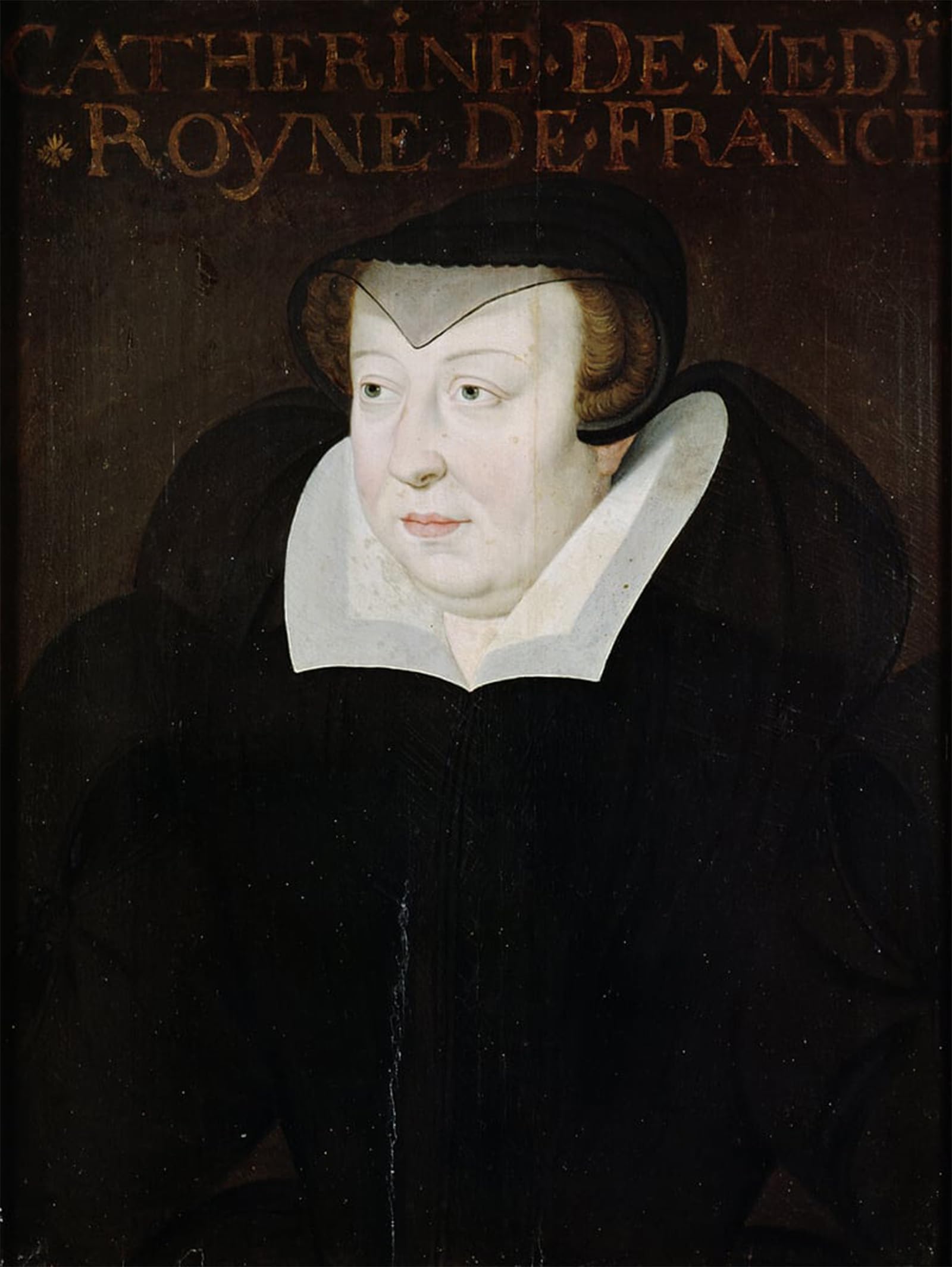 ARTXLXXBN Famous Painting Canvas Artwork Graffiti Print Catherine De Medici by François Clouet Portrait Canvas Image for Home Decor 60x90cm