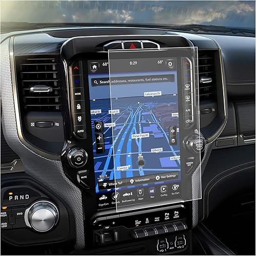 Miniatura 2 de Carwiner Protector de pantalla mate compatible con Dodge Ram de 12 pulgadas 2019-2025 1500 2500 3500 antirreflejos, protección de navegación de