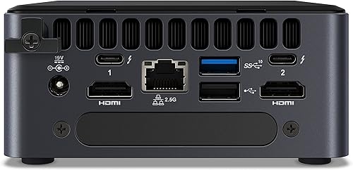 Vista 2 de Intel NUC 11 Pro NUC11TNHI7 Mini computadora de sobremesa/Mini PC/HTPC, procesador Intel Core i7-1165G7 hasta 4.7 GHz Turbo, 4 núcleos, 8 hilos