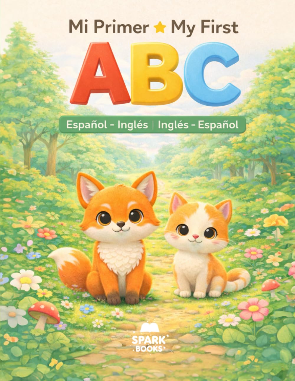 My First ABC - Mi Primer ABC: Bilingual Coloring Book for kids. English - Spanish / Spanish - English