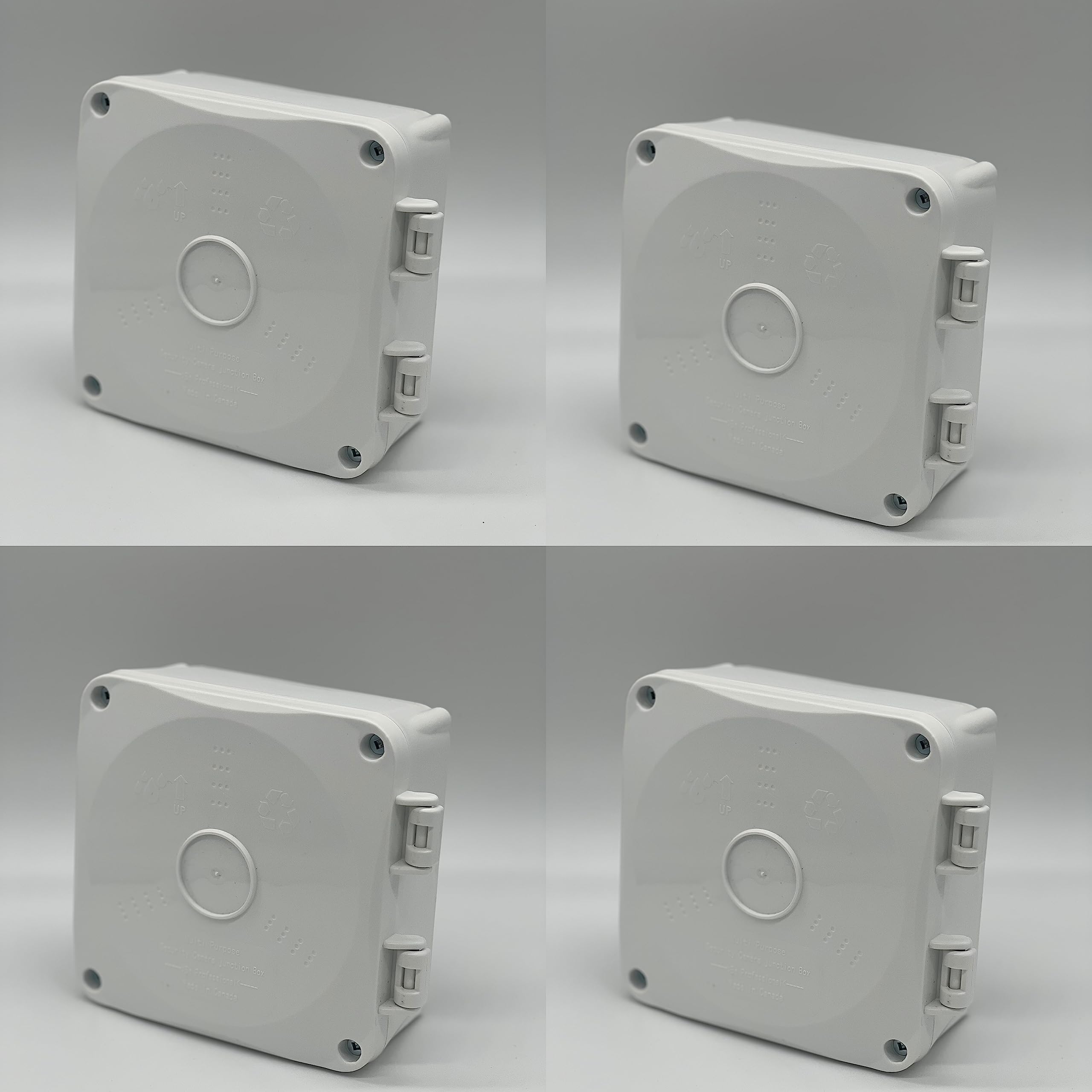Elite Box. Universal Security Camera Junction Box with Hinges and built