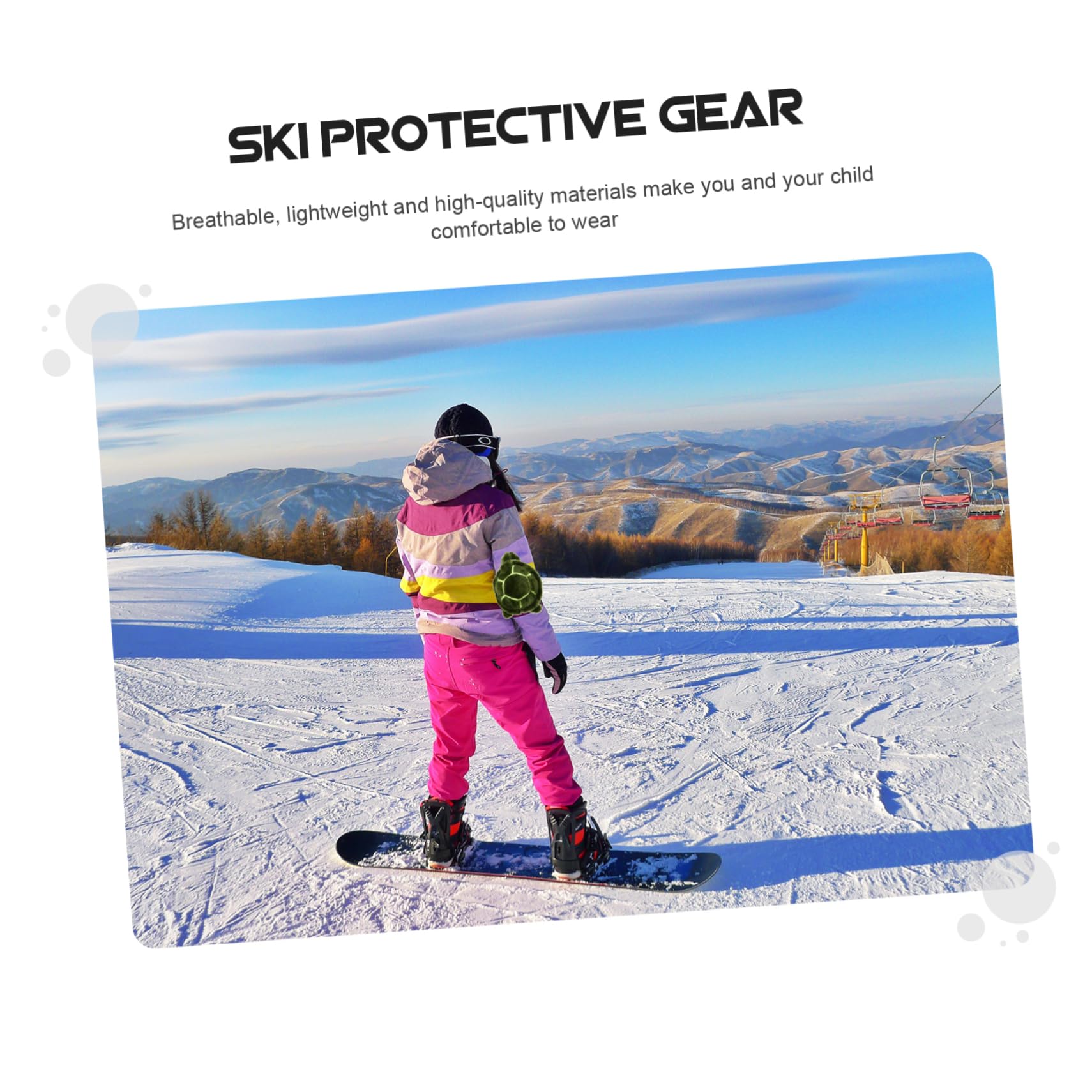 KOMBIUDA 2pcs Turtle Skating Elbow Protector Elbow Cushions for Outdoor Sports for Skating and Snowboarding Lightweight and Comfortable Design Turtle Style