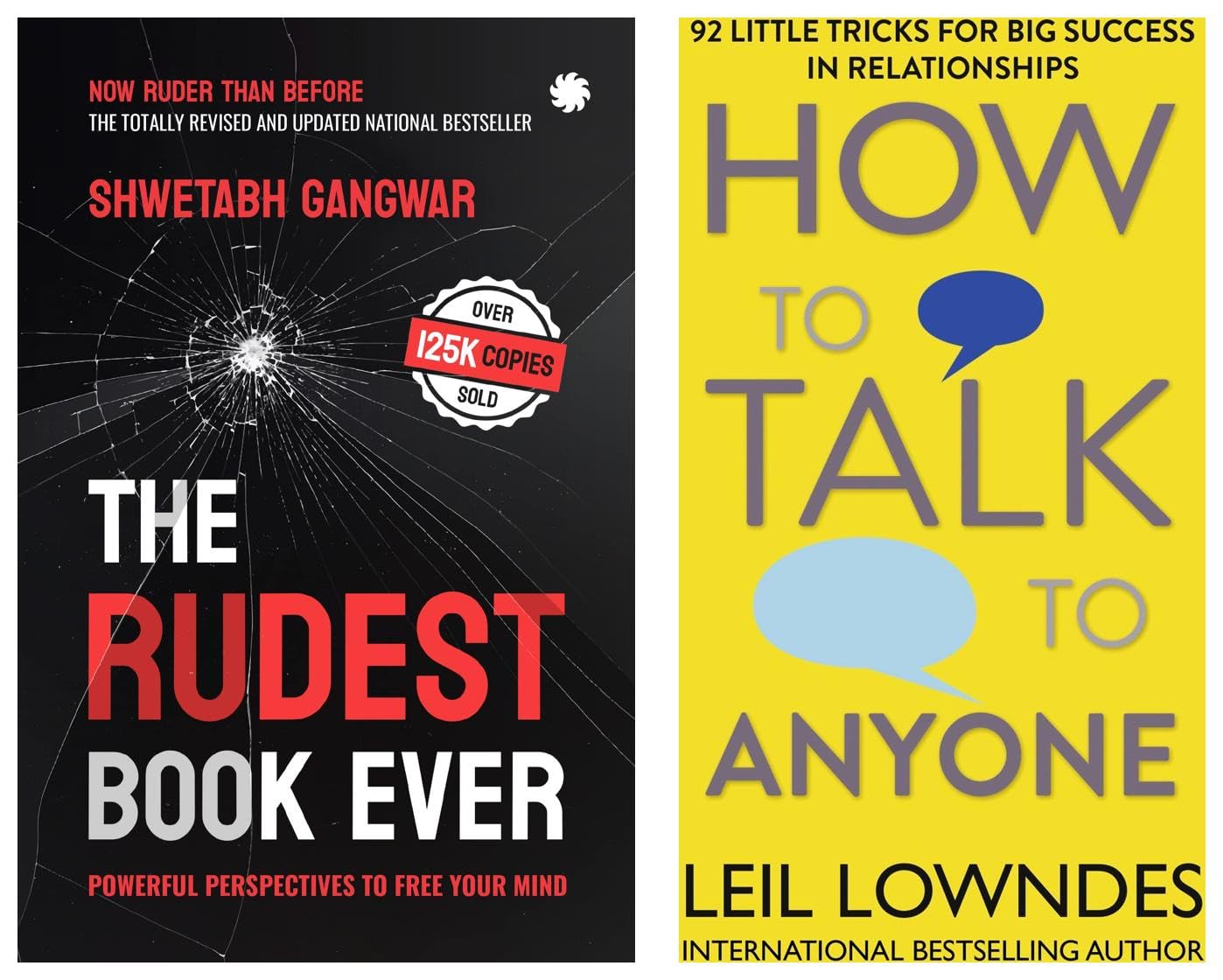 The Rudest Book Ever: Powerful Perspectives to Free Your Mind & How to Talk to Anyone: 92 Little Tricks for Big Success in Relationships Product Bundle