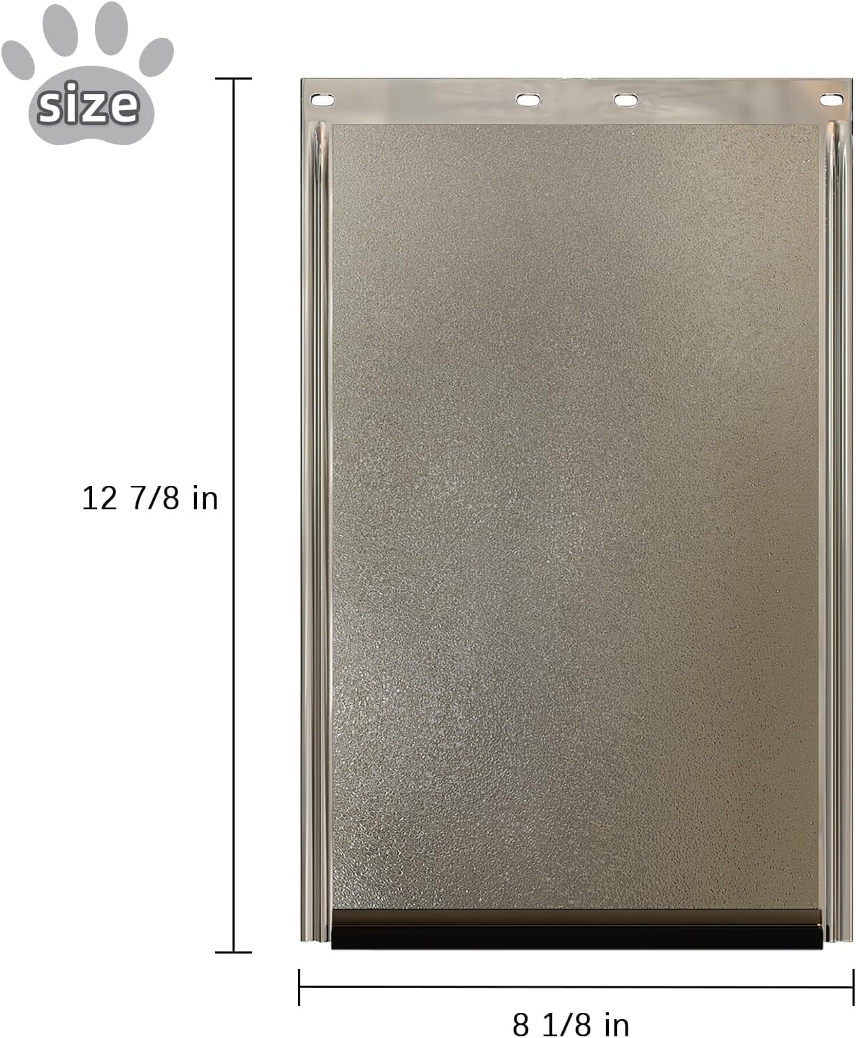 PAC11-11038 Dog Door Replacement Flap | Weatherproof & Magnetic Seal, Compatible with PetSafe Freedom Doors (8 1/8" x 12 7/8") (Medium)