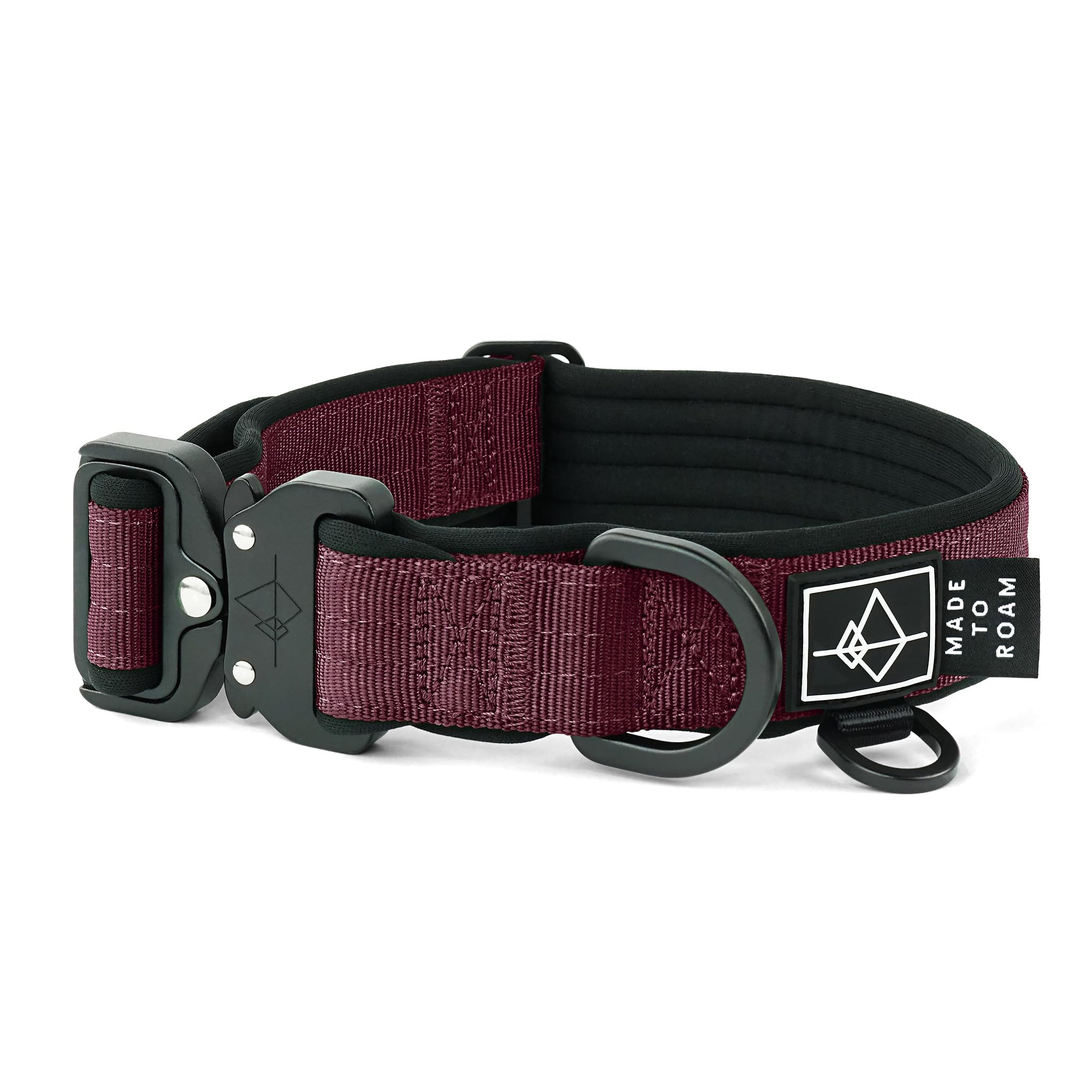 Collier réglable pour chien de petite moyenne et grande taille avec boucle alu
