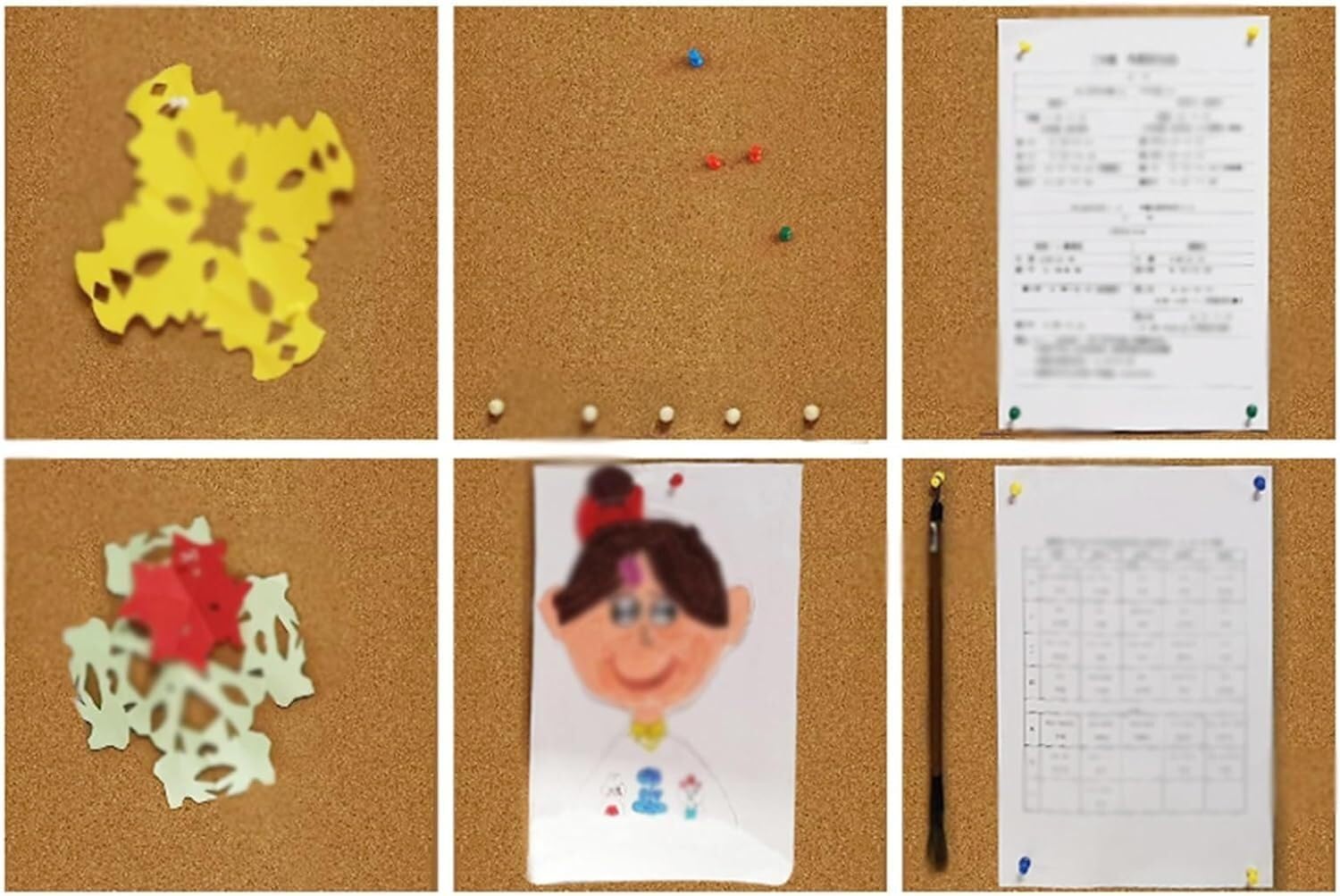 Cork Board Cork Board Roll, Cork Tiles Cuttable Cork Roll Liner,Quick Installation for Office & Home Decor (Color : Brown, Size : 30pcs)