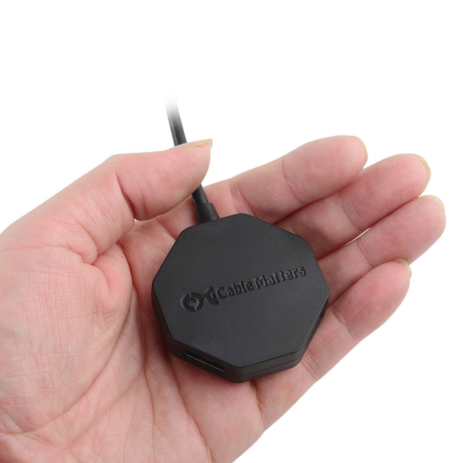 Cable Matters Ultra Mini 4 Port USB Hub (USB 3.0 Hub, USB3 Dock) - 5